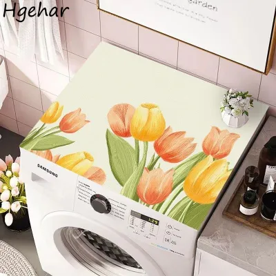 Washing Machine Covers Sun Protection Waterproof Dust-proof Pad Household Refrigerator Microwave Oven All-purpose Mat Decorative