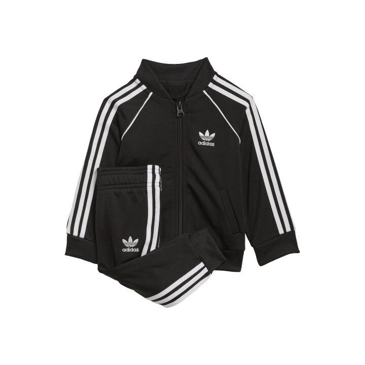 adidas ORIGINALS Adicolor SST Tracksuit Infant Unisex Black GN8441 | Lazada  Singapore