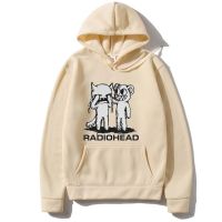 Radiohead Hoodies Punk Indie Rock Band Print Streetwear Men Oversized Sweatshirts Hoodie Hip Hop Pullover Unisex Tracksuit Size XS-4XL