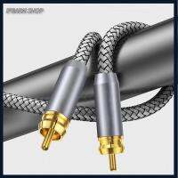 IPBARN SHOP เครื่องขยายเสียงสเตอริโอดิจิทัล,สายโคแอกเซียลระบบเสียงไฮไฟ RCA ถึง RCA พรีเมียมสำหรับตัวผู้-ตัวผู้