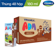 Sữa dinh dưỡng Socola Vinamilk ADM - Lốc 4 hộp 180ml