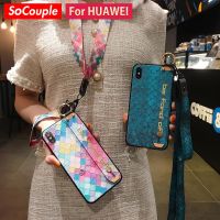 【Shell set] SoCouple กรณีผู้ถือโทรศัพท์สำหรับหัวเว่ยเกียรติ50 20 10i 30 Pro โนวา5ครั้ง9 P30 P40 P20 Lite Mate 20 30 Pro สายรัดข้อมือกรณีเชือกเส้นเล็ก