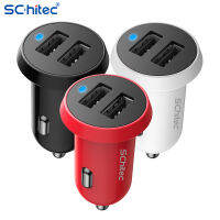 Schitec 3.1A Mini Fast Charging USB Car Charger Quick Charge For iPhone 12 Xiaomi Mobile Phone Charger Adapter in Car