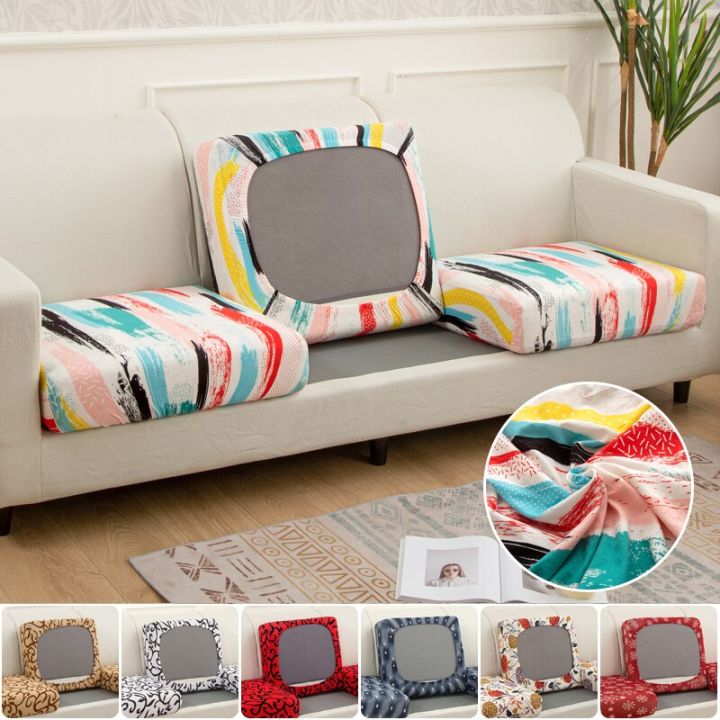 Replacement Sofa Stretchy Seat Cushion Cover Fabric Couch Slip Covers  Protector