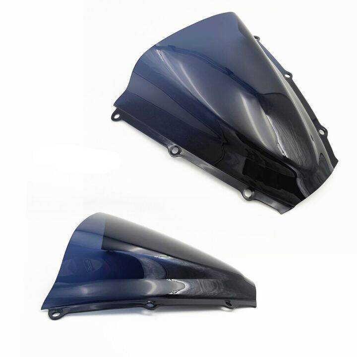 พอดีกับ-cbr600-rr-03-04-f5อุปกรณ์เสริมกระจกคุณภาพสูงควันสีดำสำหรับ-honda-cbr600rr-2003-2004กระจกรถยนต์กันลม-deflectore