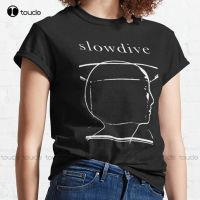 New Slowdive Classic T-Shirt Cotton Tee Shirt Graphic Shirts Custom Aldult Teen Unisex Digital Printing Tee Shirt Custom Gift