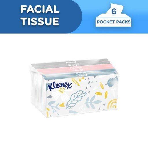 Kleenex Facial Tissue Pocket Packs 10 sheets x 6 packs Lazada PH
