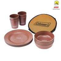 Coleman JP Organic Tableware Set Family  (Model 2000038927) ชุดเซ็ตจาน ชาม แก้ว สำหรับครอบครัว