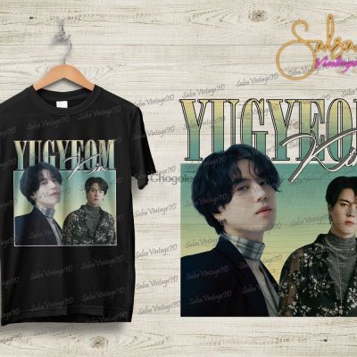 เสื้อเด็กหญิง Fashion Printed T-Shirt Got7 Kim Yugyeom Vintage 90&amp; 39s Birthday Gift For Menเสื้อยืด