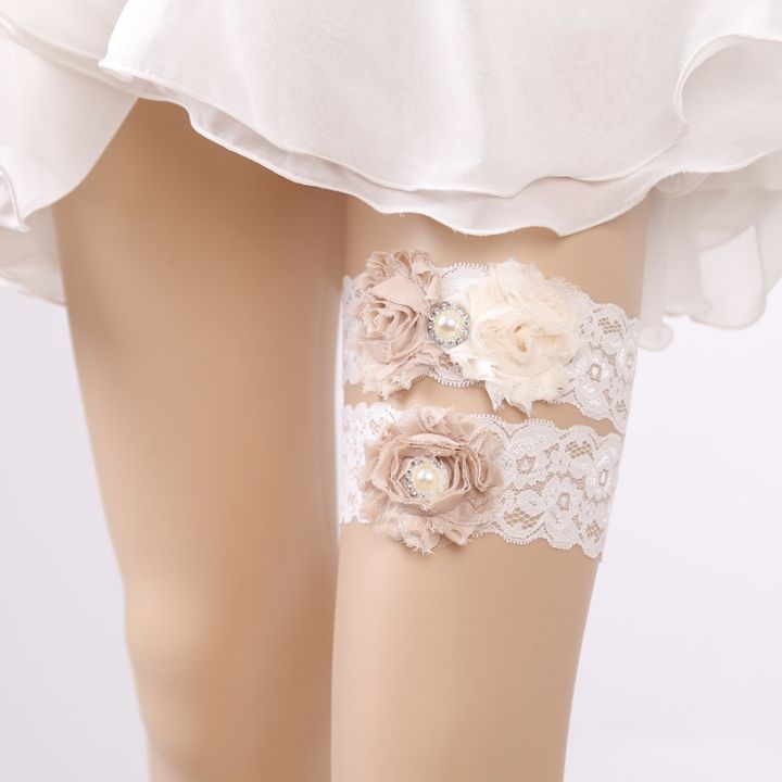 cod-aliexpress-hot-european-and-wedding-bridal-garter-lace-worn-sunflower-flower