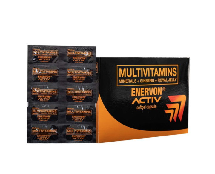 Enervon Activ Multivitamins Minerals Ginseng Royal Jelly 10 Softgel Capsules Lazada Ph 9784