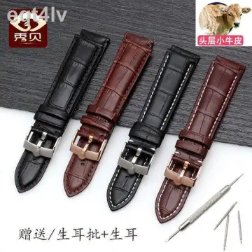 Rolex 19mm hot sale leather strap