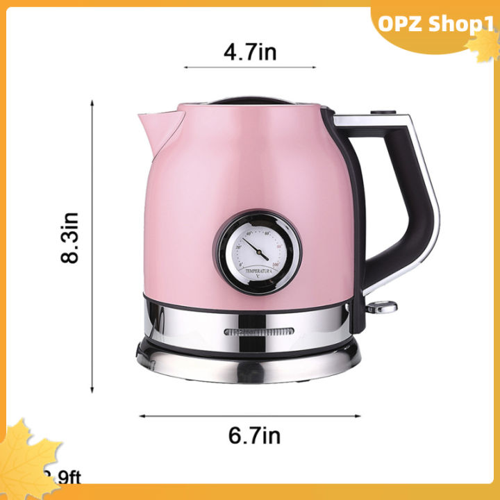 opz-กาต้มน้ำไฟฟ้าฉนวนกันความร้อนสแตนเลส1-8l-บ้านพร้อมเทอร์โมมิเตอร์สำหรับการดื่มแบบยุโรป220v