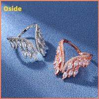 OSIDE 1pc Bracelet or2pcs Ring รูปร่างปีก ชุดแหวนกำไลข้อมือ เครื่องประดับอัญมณีอัญมณี ดีไซน์ปีกนางฟ้า กำไลข้อมือกำไลข้อมือ แฟชั่นสำหรับผู้หญิง สีขาวขาว สร้อยข้อมือคริสตัลหยดน้ำเพทาย สำหรับผู้หญิง