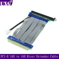 PCI E 16X to 16X Riser Card PCIe X16 Extender Flexible Ribbon Extension Cable Adapter for Video Graphics Card Mining