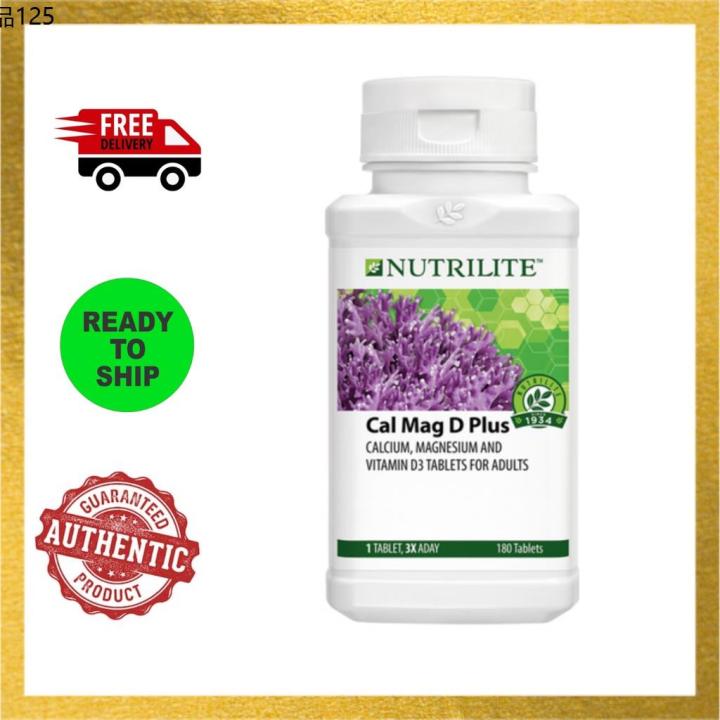 ☜amway Nutrilite Cal Mag D Plus 180 Tab 100 Amway Supplement Lazada