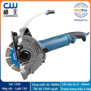 Máy cắt rãnh tường 1 lưỡi Caowang CW1336 công suất 1800W - Hàng chính hãng