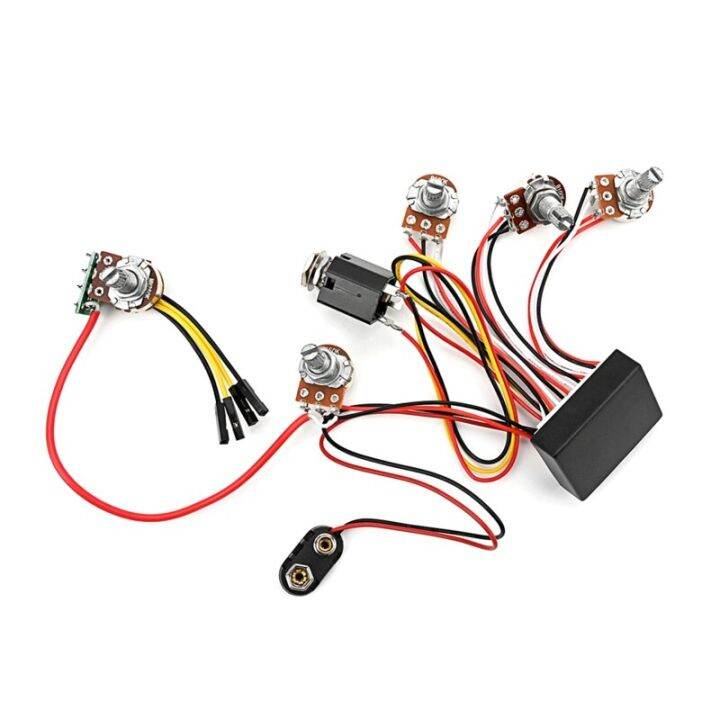 Bass Active Passive Preamp, Guitar Bass Pickup 3 Band Active EQ