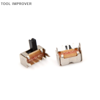 TOOL IMPROVER 10ชิ้น/เซ็ต SK12D07สวิทช์สวิทช์เลื่อนมุมขวา3P SPDT 2mm PITCH