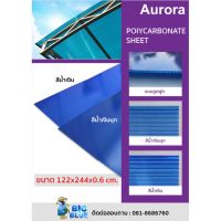 #Pro ดี! Bigblue แผ่นโพลีสีน้ำเงินใส-สีน้ำเงินมุก แผ่นหลังคาใสโปร่งแสง ขนาด กว้าง 122 cm x ยาว 244cm หนา 0.6 mm. (ได้เฉพาะ: น้ำเงินมุก) Wow สุด