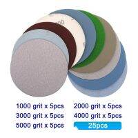 25PCS 75mm /3 Inch Sanding Discs Hook Loop Sandpaper Grit 1000 /2000 /3000/ 4000/ 5000  Disk Sand Sheets For Car Wood Sanding Power Sanders