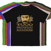 Mens T-Shirt Tuco Benedicto Pacifico Juan Maria Ramirez Crazy Cotton Tee Shirt Male The Good The Bad and The Ugly T-shirts