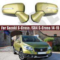 อุปกรณ์เสริมรถยนต์สำหรับ Suzuki S-Cross /SX4 S-Cross 2014 2015กระจกมองหลังประตูด้านนอกอัตโนมัติชุดประกอบ6/8PIN