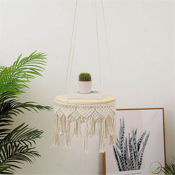 โบฮีเมียนพรมทอแขวนชั้นวางของตกแต่งบ้านจี้แบบทอด้วยมือ-macrame-พรมแขวนผนัง40x165เครื่องตกแต่งฝาผนัง