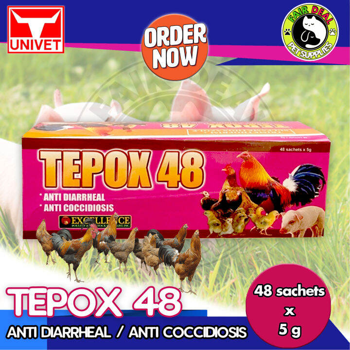 Tepox 48 Anti Diarrhea Treatment (5G x 48 sachets) 1 box Lazada PH