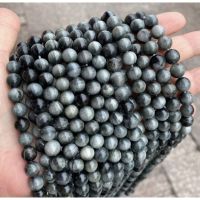 1 Strand Natural Eagle Eye Beads 6mm 8mm 10mm Round Stone 15.5 “ Long Gemstones for Bracelets Jewelry Making Necklace