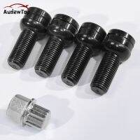 [HOT IUXKLKXLWSGH 551] 5pcs14mmX1.5MM Anti-Theft ล้อสกรู Bolt และล็อค Lug Nut Fit สำหรับ VW Golf Jetta Beetle Passat สำหรับ Audi รถล้ออุปกรณ์เสริม