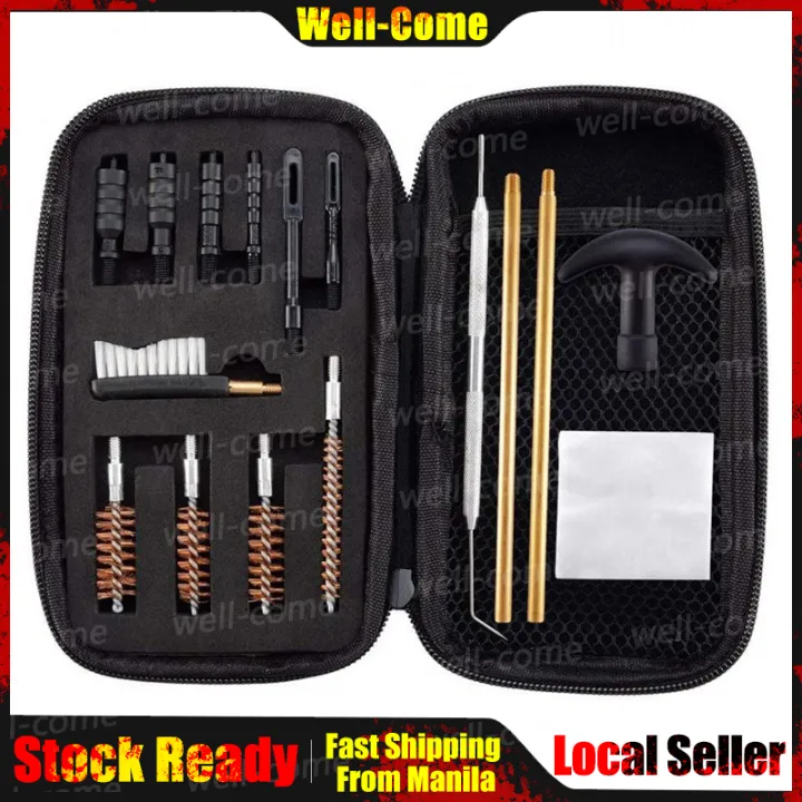 17PCS Universal Guns Clean Kit For Rifle Pistol Handgun Shotgun