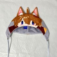 Anime Genshin Impact Tartaglia Zhongli Cute Little Cat Hat Headgear Cosplay Costume Accessories Take Photo Prop Dog Pet Supplies