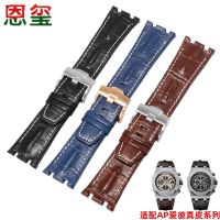 Suitable For AP Aibi Royal Oak Offshore 15703 15710 Notch Cowhide Genuine Leather Watch Strap Accessories 28mm