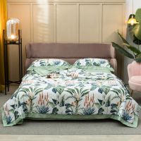 Super soft cool summer duvets luxury Comforter air conditioning blanket Microfiber Fabric quilted quilts Bedspread on the bed