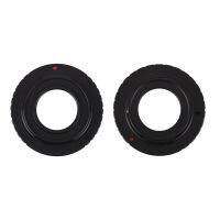 2 Pcs Camera C Mount Lens Black 16Mm C-Mount Cine Movie Lens,Camera Adapter Ring, C-FX &amp; C-N1 C- 1