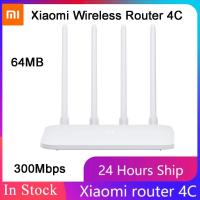 Xiaomi WIFI Router 4C 64 RAM 802.11 Bgn 2.4G 300Mbps 4 Antennas Smart APP Control Band WiFi Repeater APP Control Dropshiping