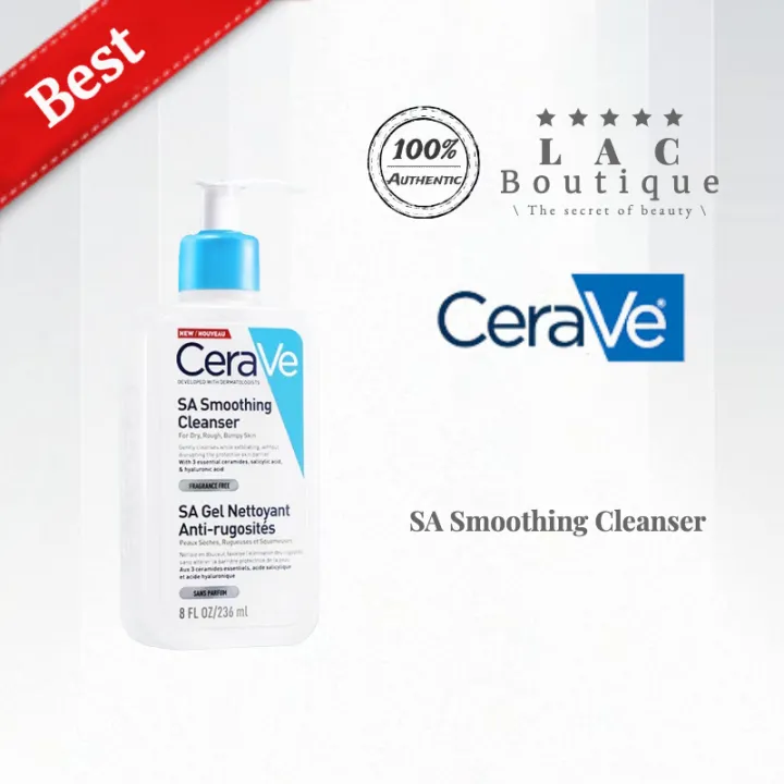 🔥Ready Stock🔥Original Cerave SA Smoothing Cleanser (236ml) ,Cerave Face