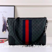 pre order Brand new authentic，GUCCI，GG Black messenger，crossbody bag，Shoulder Bags