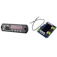 【No-profit】 lswidq บอร์ดเครื่องขยายเสียง15Wx2บอร์ดถอดรหัส MP3 Bluetooth 5.0พร้อม Dual Channel Stereo Digital Audio Amplifier Board