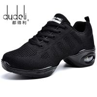 DUDELI New Soft Outsole Breath Dance Shoes Women Sports Feature Dance Sneakers Jazz Hip Hop Shoes Woman Dancing Shoes