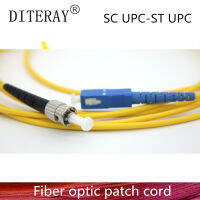 10ชิ้นล็อต scupc TO stupc สายแพทช์ไฟเบอร์ออปติก SC-ST 3M Jumper โหมดเดี่ยว Simplex 2 3.0มม. Optical fi Optica FTTH