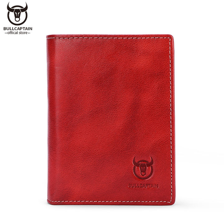 top-bullcaptain-leather-wallet-mens-high-quality-casual-retro-business-card-holder-rfid-anti-theft-brush-14-card-slot-thickened-wallet