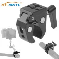 XT-XINTE U-Shape 1/4 3/8 ARRI Thread Super Clamp Crab Claw w/ Magic Arm for Flash Light Microphone DSLR Camcorder Tripod Monitor