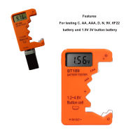 ตัวตรวจสอบแบตเตอรี่ตัวตรวจสอบแบตเตอรี่มีความละเอียดอ่อนแบบพกพาสำหรับ6F22 C ดับเบิลเอทริปเปิลเอ D N