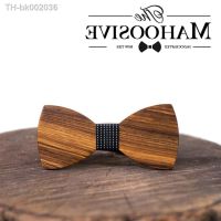 ❀❦✹ Mahoosive Butterfly Men Tie Bow Bow Ties Bowtie 2017 Fun Personality Wooden Geometric Novelty Adult Wood