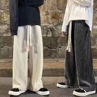 CODhuanglan212 Fashion Khakis Sport Straight Cut Elastic Waist Summer Running Hiking Plain Loose Casual Jogger Long Pants Men Seluar Slack Lelaki