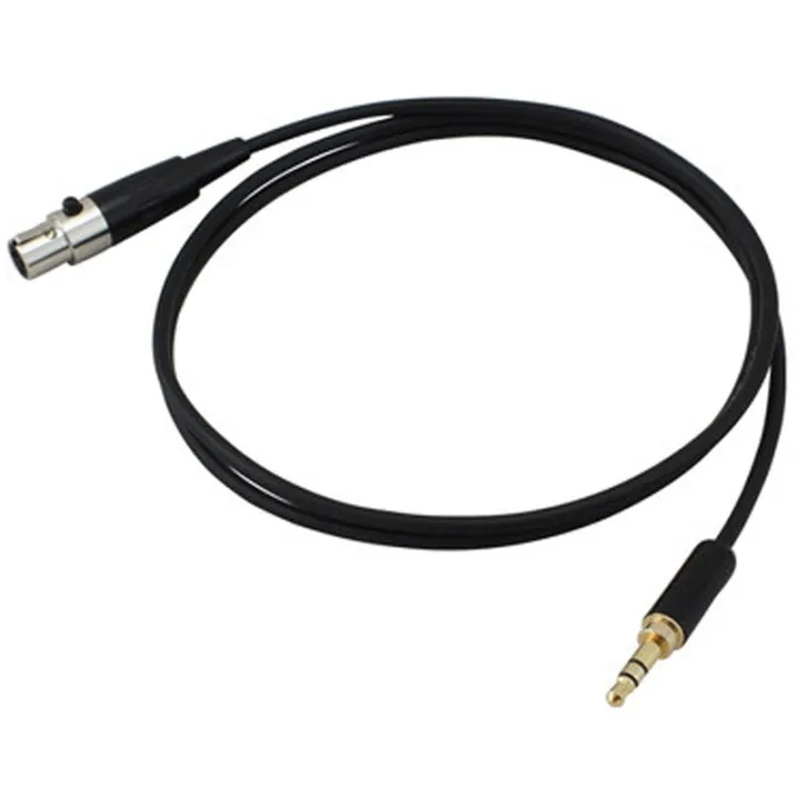 3.5mm Jack to 3Pin Mini XLR Female for BM800 PC Headphone Mixer