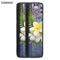 {Willie Samuel} TOADDMOS Plumeria Tribal Pattern ที่จับประตูตู้เย็นกันลื่นฝาครอบตู้เย็น Protector อุปกรณ์เสริมในบ้านเครื่องใช้ในครัว