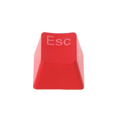 1ชิ้น DIY PBT ย้อม Subbed สีแดง ESC ปุ่มกด R4 OEM รายละเอียดบุคลิกภาพที่สำคัญหมวกสำหรับแป้นพิมพ์กล